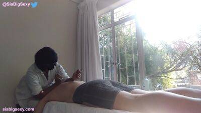 South African Massage Room Surprise Happy Ending - hclips - South Africa