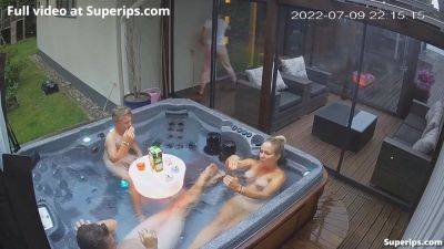 Ipcam German Nudist Family Enjoys The Jacuzzi - hclips - Germany