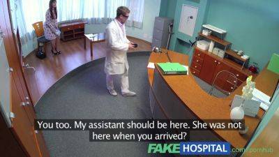 Sabina Black's fakehospital pov exam relieves her curvy patient's back pain - sexu.com - Czech Republic