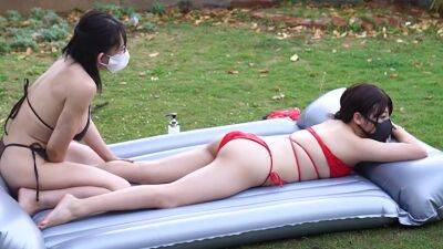 Massage In The Open Air Is Fresh And The Girls Body Is Very Soft And Comfortable Japanese / Amate - upornia.com - Japan