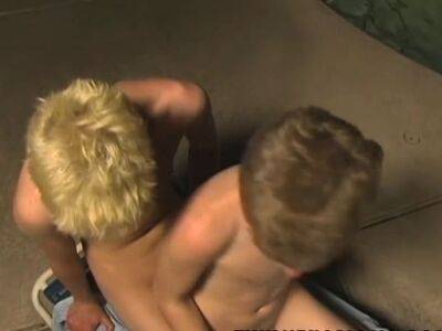 Blond twinks Jerrick Dalton and Wes Dynasty anal breed hard - drtuber