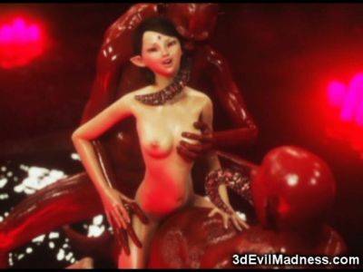 Satan and Demons Fuck Hot Girls 3D - drtuber
