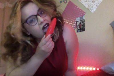Watch Me Use My Vibrator In My Red Dress Til I Cum - upornia