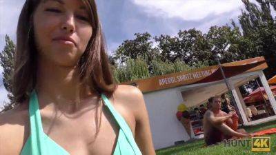 Susan Ayn - Watch Susan Ayn, the young Czech babe, get her pussy pounded in public for cash - sexu.com - Czech Republic