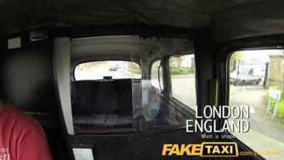 Loulou's tight body and big tits get a reality POV treatment in a fake taxi - sexu.com - Britain