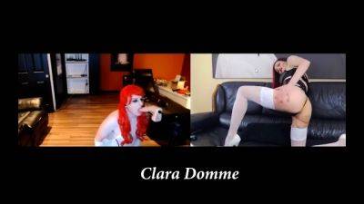 Clara Domme - Testing out your sucking skills - drtuber.com
