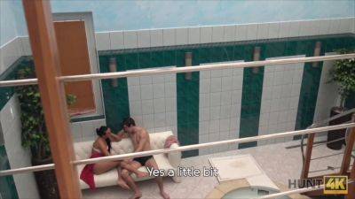 Czech pornstar gets wet and wild in private pool - Hunt4K - sexu.com - Czech Republic