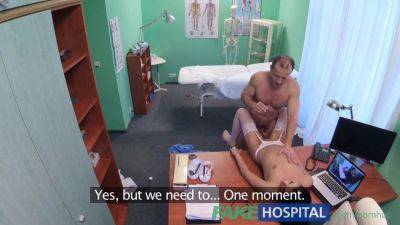 Czech nurse Eva Ann frees her pussy with a deep dicking in fakehospital reality clinic - sexu.com - Czech Republic