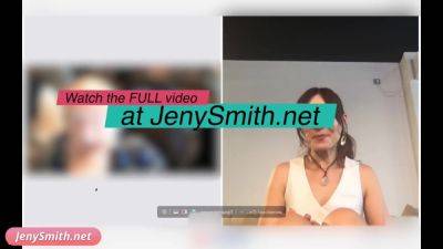 Jeny Smith - Practice English. Jeny Smith teases english teacher online - hotmovs.com - Britain
