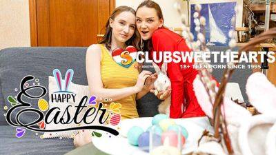 Happy Easter Lesbians Humping for ClubSweethearts - txxx.com