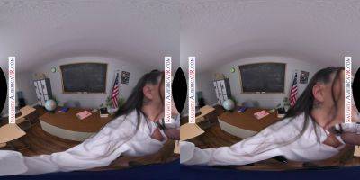 Skylar - Elizabeth Skylar, the naughty teacher, fucks her bad boy in virtual reality! - sexu.com
