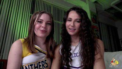 Liz Jordan - Jade - Teen Cheerleaders Liz Jordan & Adrianna Jade Caught by Lecherous Coach! - porntry.com - Jordan