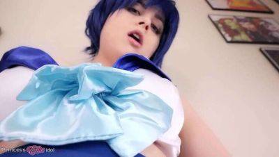 Sailor Mercury's Future Cosplay: Pegging Fantasy - xxxfiles.com