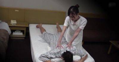 Appealing Japanese babe strips her nurse uniform to handle patient's tasty dong - alphaporno.com - Japan